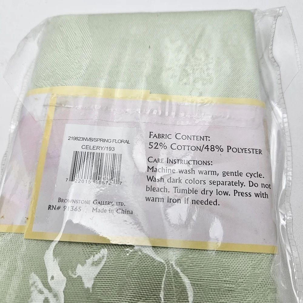 Damask Napkins set of 4 in green